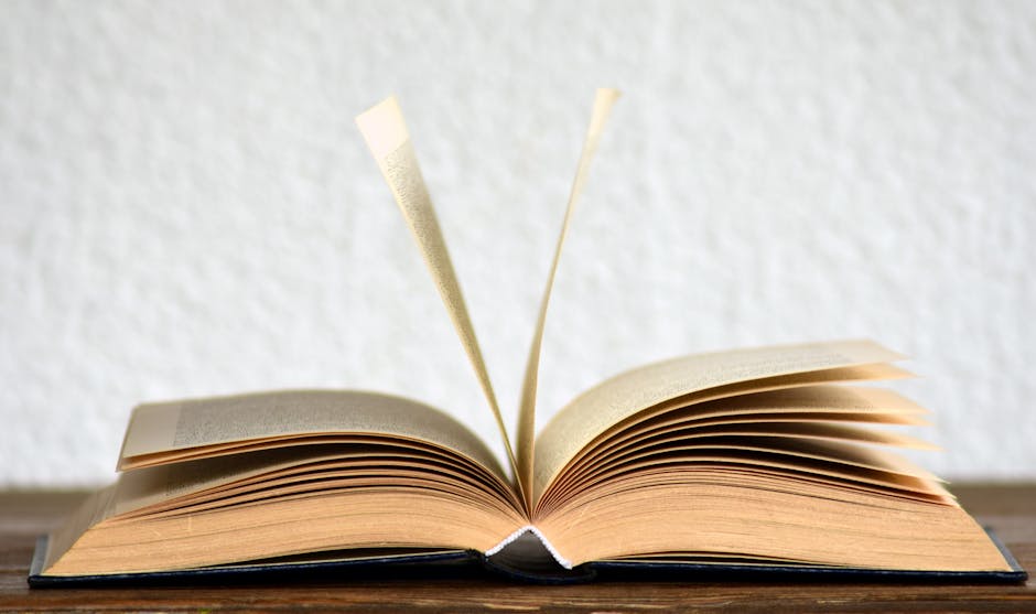 Open book showing wellness research